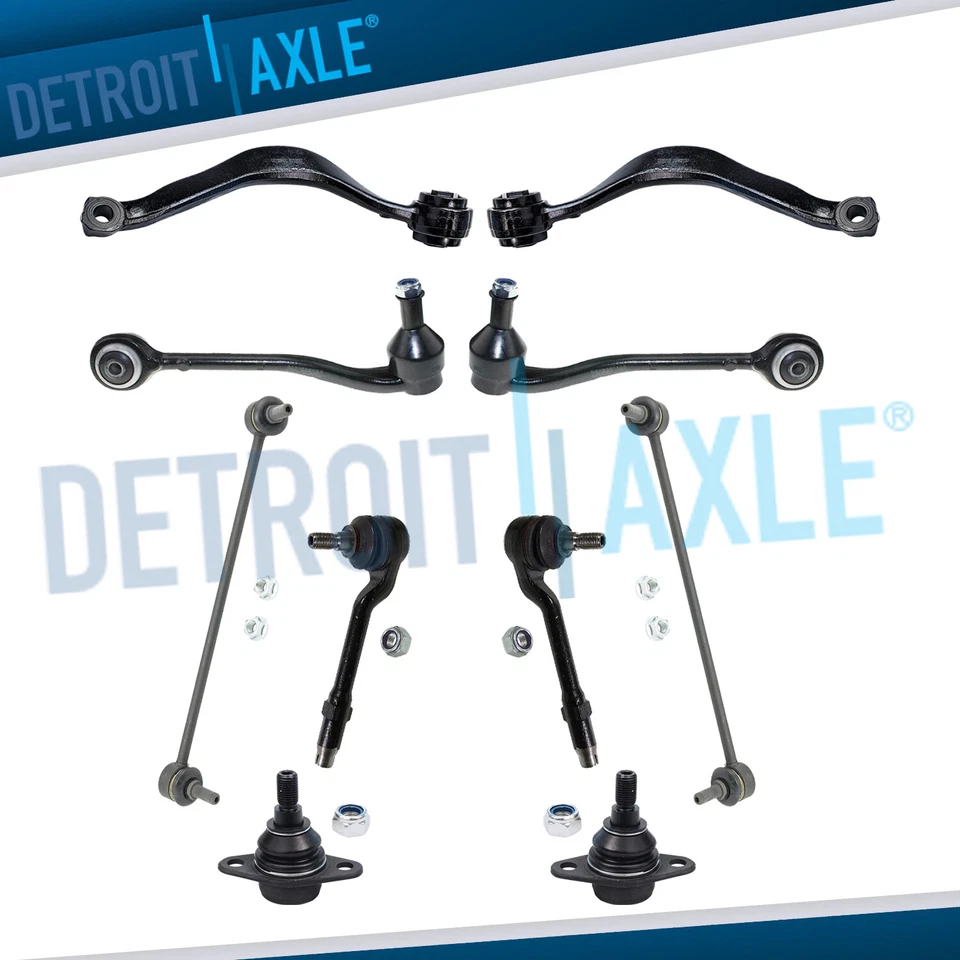 10 件装前控制臂 Sway 杆悬挂套件适用于 2000 2001 2002 2003 宝马 X5 — 第 1/4 张图片