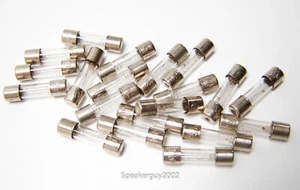 20 Pieces / 0.5A - 250V / 20X5mm GMA Slo-Blo Glass Fuse - Picture 1 of 1