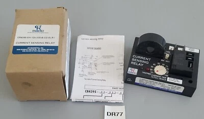 *NEW IN BOX* CR Magnetics CR4395-EH-120-330-B-CD-ELR-I Current Sensing Relay  - Image 1 of 4