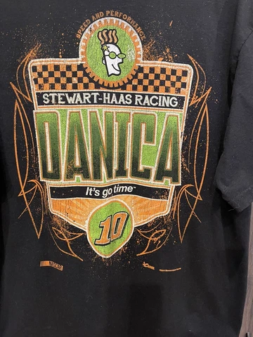 Danica Patrick Go Daddy Racing T-Shirt NASCAR AOP Y2K VTG Chase Authentic X-Larg Cover