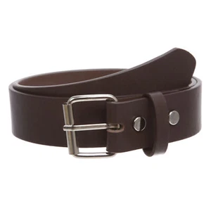 Kids or Extra Small Size Snap On Plain Leather Belt - Picture 1 of 76