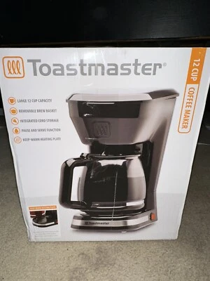 Toastmaster 12 Cup Coffee Maker TM-128CM Black  - Image 1 of 4
