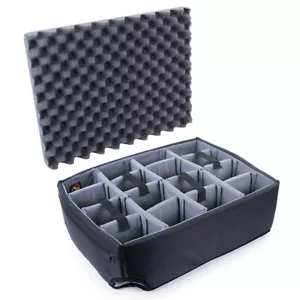 Padded Dividers (grey) for Pelican 1560 Case. Comes with lid foam. - Picture 1 of 1