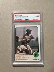 1973 TOPPS #50 ROBERTO CLEMEMTE PSA 4 PITTSBURGH PIRATAS CORTE NUEVA LOSA - Imagen 1 de 2