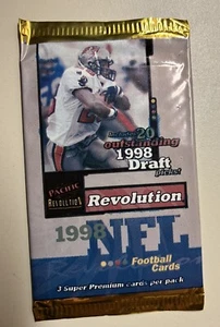 1998 Pacific Revolution NFL Football Cards Factory Sealed Hobby Pack - Picture 1 of 2