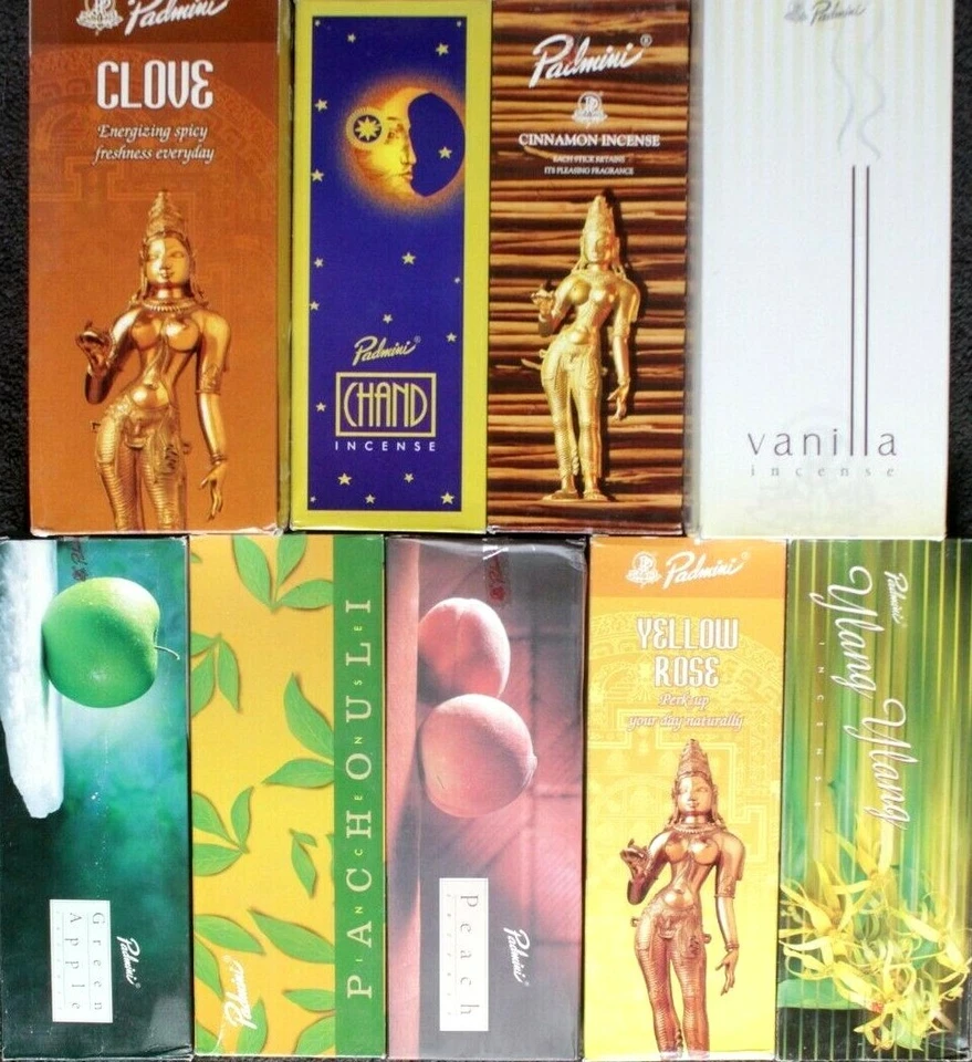 20-200 Sticks PADMINI Incense 10 SCENTS MIX Bulk HEX Home Cleansing Fruit Floral - Image 1 of 4
