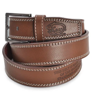 Cinturón Firmada Vaqueros Hombre 4cm Clásica Acortado Forrada Piel Auténtica - Imagen 1 de 12