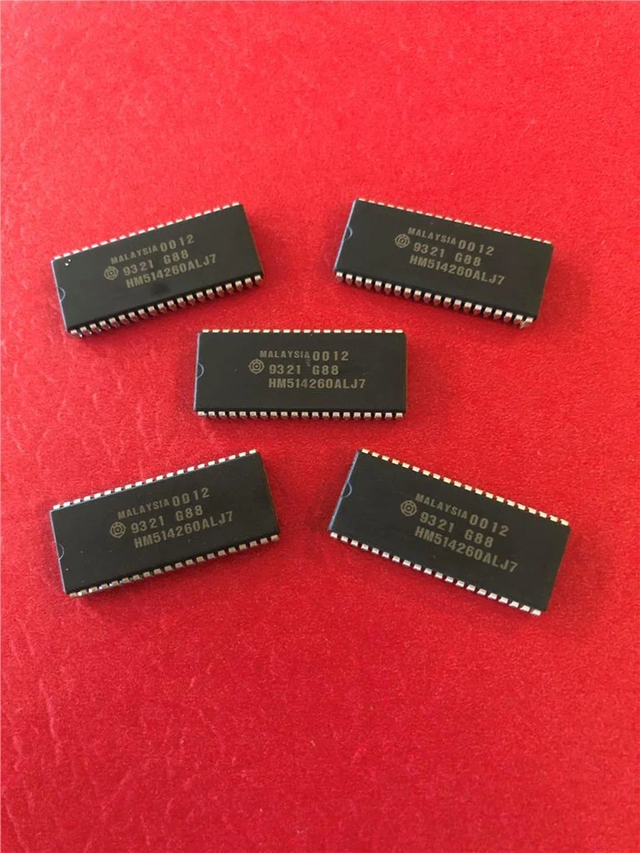 IC DRAM HItachi HM514260ALJ7 SOJ-40 144-Word X 16-Bit (Cantidad de 5) ***NUEVO *** Foto 1 de 1