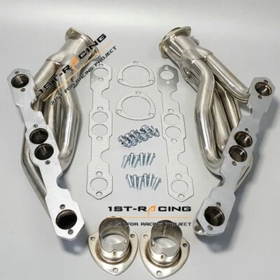 Exhaust Headers For Chevrolet GMC C/K1500 C/K2500 Suburban C/K3500 5.0L 5.7L V8 - Image 1 of 4