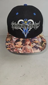 KINGDOM HEARTS ANIME Mickey Goofey One Size Snapback Baseball Cap DISNEY - Picture 1 of 9