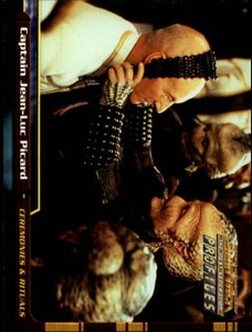 2000 Star Trek The Next Generation Profiles Non-Sport Card #55 Jean-Luc Picard