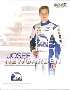 2016 JOSEF NEWGARDEN INDIANAPOLIS 500 FOTOKARTEN POSTKARTE INDY CAR CHEVY JOSEPH - Bild 1 von 1