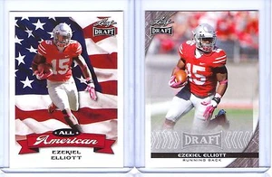EZEKIEL ELLIOTT 2016 LEAF NFL DRAFT ALL-AMERICAN "2" CARD ROOKIE LOT! LIMITED! - Picture 1 of 3