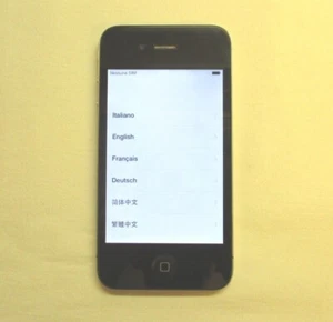 Telefono Apple iPhone 4, A1332, nero. Touch difettoso, da sistemare. Originale! - Picture 1 of 9
