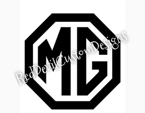 2x MG Aufkleber Aufkleber Fenster Stiefel Stoßstange Werkzeugkiste - Bild 1 von 24