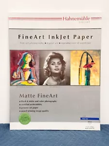Hahnemuhle Photo Rag Paper White 188 gsm, 17 x 22", 25 Sheets Smooth Sealed Box - Picture 1 of 3