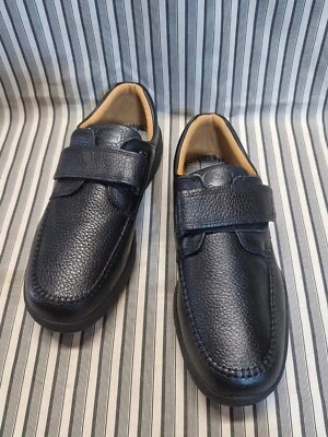 Dr. Comfort STK#:9210 ‘Scott’ Black Leather Diabetic Shoes For Men New With Box  - Image 1 of 4