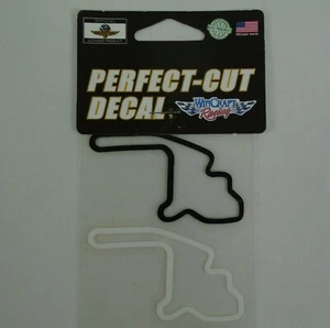 Mid-Ohio Sports Car Course Road Course Track Outline Perfect Cut Vinyl Decals - Picture 1 of 6