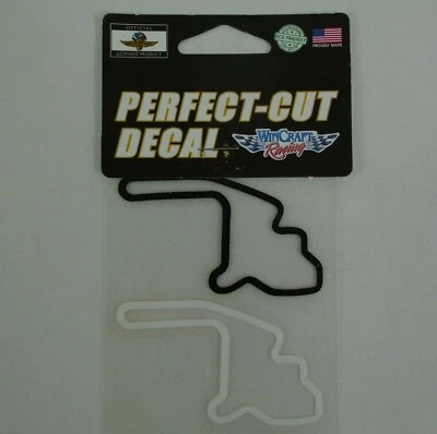Mid-Ohio Sports Car Course Road Course Track Outline Perfect Cut Vinyl Decals - Image 1 of 4