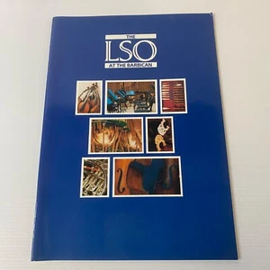 The LSO At The Barbican 1988 London Symphony Orchestra Programme Vintage - Picture 1 of 10