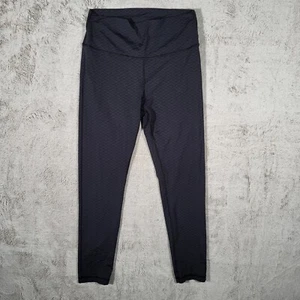 CRZ Yoga Leggings Damen XL schwarz mit silbernen Streifen Workout Gym Leggings - Bild 1 von 9