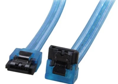 Coboc - SC-SATA3-18-LL-BL-90 - 18" 90 Degree to 180 Degree Serial ATASATA Cable - Image 1 of 3