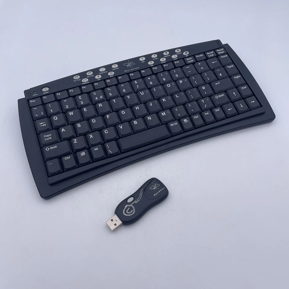 Gyration GC15CKUK UK English 2.4GHz Wireless UK English QWERTY Keyboard + USB - Image 1 of 4