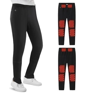 12 Zones Heated Pants Winter Warm Electric USB Pants Men Women Heating Trousers - Picture 1 of 16