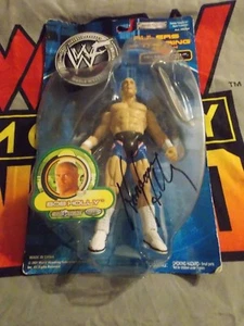 WWE Jakks Rulers of the Ring Series 4 Hardcore Holly sin usar y sin usar Firmado Autografiado WWF - Imagen 1 de 3
