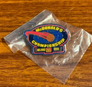 1999 NBA McDonald’s Championship Milano Pin Free Shipping - Picture 1 of 2