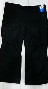 SLALOM Men's CARGO SNOW PANTS 3XL XXXL Water Resistant Insulated Black NWT $85 - Picture 1 of 8