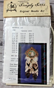 EAGLE FEATHER cross stitch chart Designed from painting Wildlife Artist L Sell - Picture 1 of 2