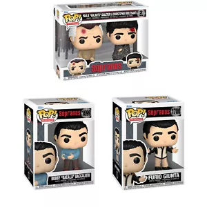 The Sopranos - Paulie Christopher Bobby Baccalla Furio Pop! Vinyl Figure - 3 SET - Picture 1 of 5