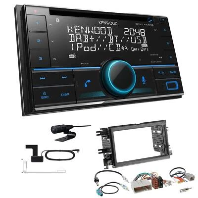 Kenwood 2-DIN CD-Receiver Autoradio Bluetooth DAB+ für Ford Mustang V 2005-2009 - Bild 1 von 4