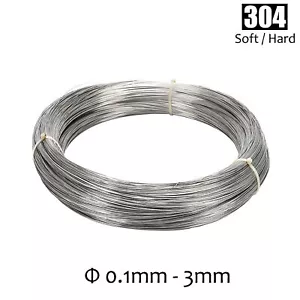 Federstahldraht Edelstahldraht Edelstahl V2A Rostfrei 0,1mm 0,2mm 0,3mm bis 3mm - Bild 1 von 4