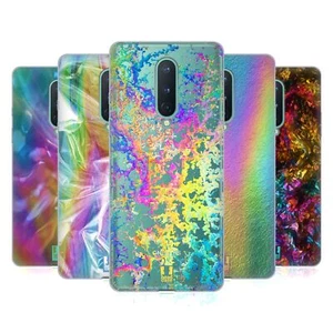 HEAD CASE DESIGNS OIL SLICK PRINTS SOFT GEL CASE FOR GOOGLE ONEPLUS PHONES - Picture 1 of 13
