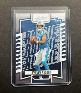 HENDON HOOKER 2023 Panini Absolute Football Base #123 RC Rookie 🔥 Detroit Lions - Picture 1 of 2