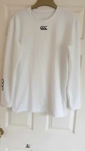 CANTERBURY - CCC- BASELAYER COLD - LONG SLEEVE - WHITE- 3XL - Picture 1 of 4