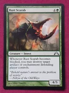Magic The Gathering GATECRASH RUST SCARAB green card MTG - Picture 1 of 2
