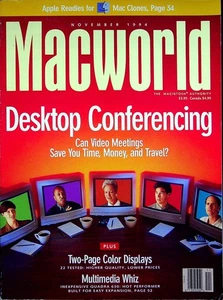MacWorld Magazine November 1994 Desktop Conferencing Video Meetings Save Time? - Picture 1 of 3
