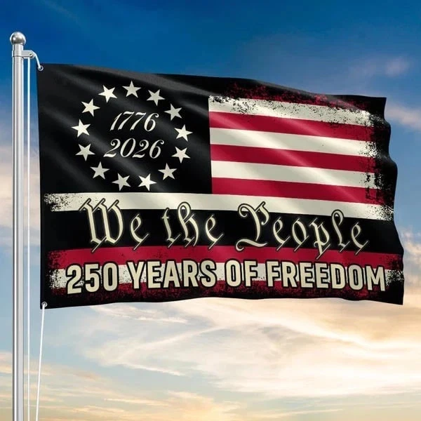 1776-2016 We The People Flag | 250 Years Of Freedom Banner USA - Image 1 of 2