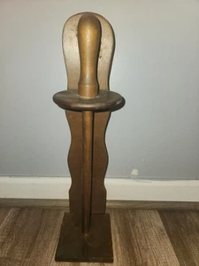 Vintage Holz Papier Handtuch Halter Wandhalterung oder freistehend Cottagecore rustikal - Bild 1 von 7