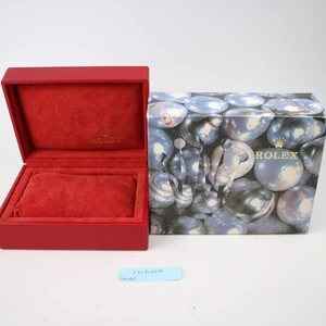 Rolex 79173 Datejust Watch Box Case 14.00.71 Ladies Red Genuine r70806018 - Picture 1 of 14