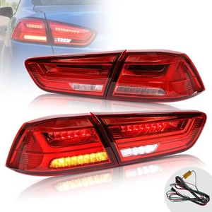 Luces traseras LED completas VLAND para Mitsubishi Lancer EVO X 2008-2017 luces traseras rojas - Imagen 1 de 14