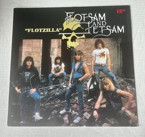 Flotsam & Jetsam - Flotzilla 12” LP Vinyl Single - G+ - Picture 1 of 4
