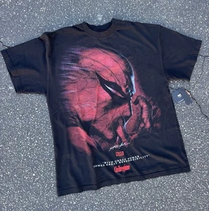 Camiseta negra Darc Sport Civil Big Face Spider Man talla mediana de gran tamaño - Imagen 1 de 2