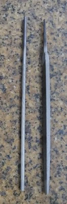 🗽2 FILES .15 DIA & 5/16" TRIANGULAR X 6" EXCELLENT CONDITION - Image 1 of 4