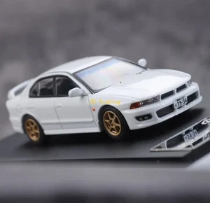 ZD MK 1:64 HEC White Galant VR-4 Sedan Sports Model Diecast Metal Car BN - Bild 1 von 8