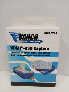 Vanco HDMI - przechwytywanie USB konwertuje sygnał HDMI na zawartość HDCAPT1B - Zdjęcie 1 z 2