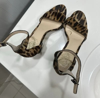 Vince Camuto Sathina Open-Toe Ankle Strap High Heel Platform Sandals Size 8.5M - Image 1 of 4